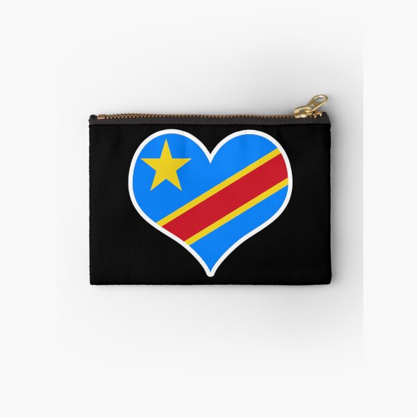 Item preview, DR Congo Flag Heart designed and sold by PKHalford.