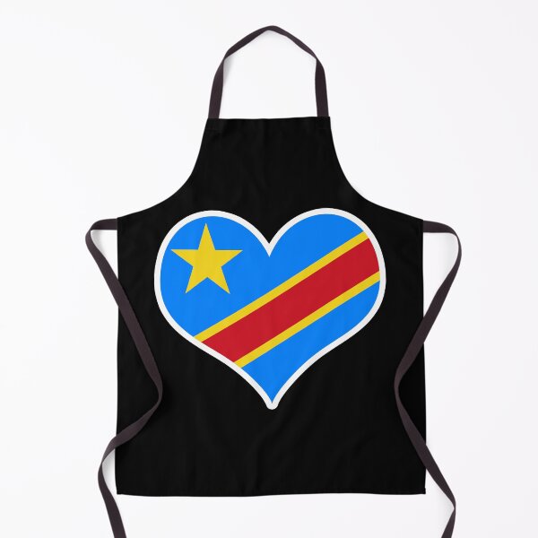 Item preview, DR Congo Flag Heart designed and sold by PKHalford.