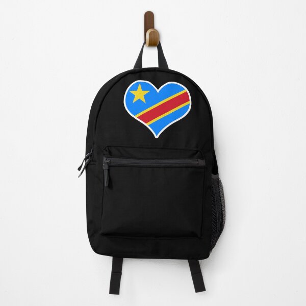 Item preview, DR Congo Flag Heart designed and sold by PKHalford.