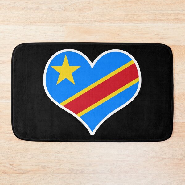 Item preview, DR Congo Flag Heart designed and sold by PKHalford.