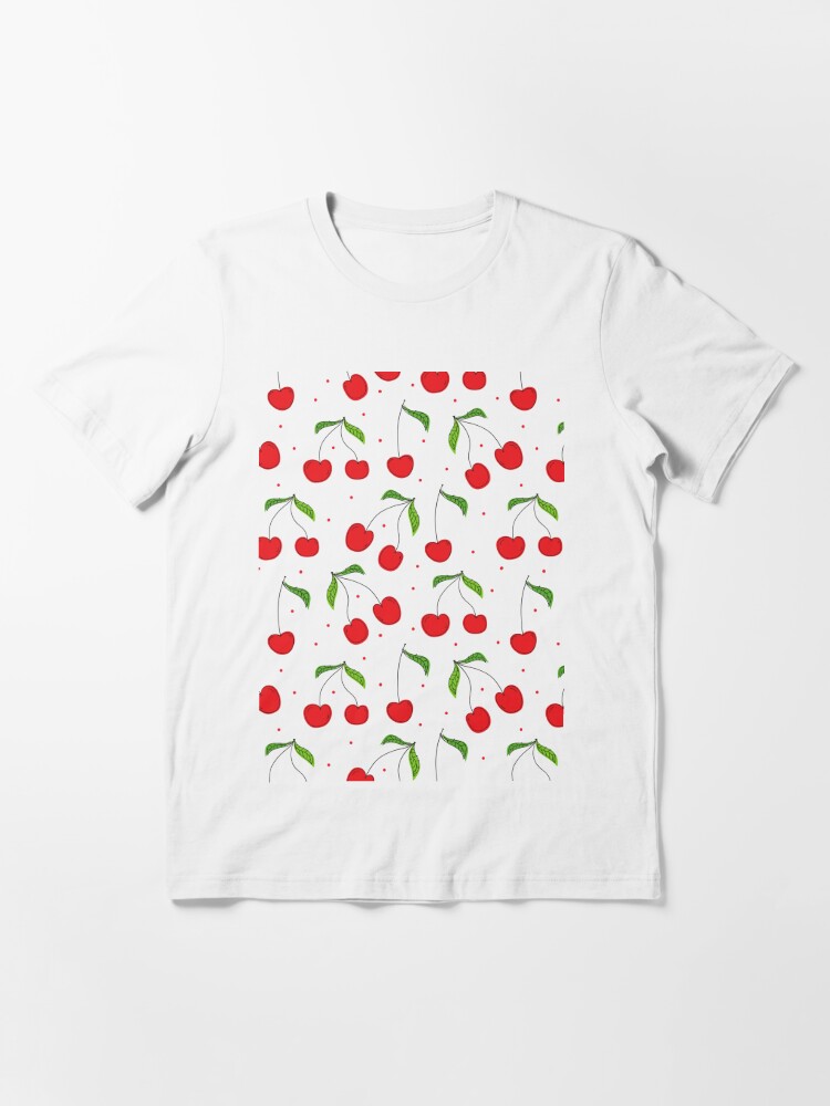 red cerise pattern Essential T Shirt