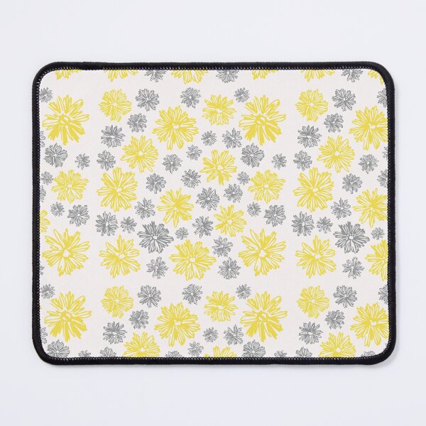 Item preview, Yellow and Gray Flower Drawing designed and sold by firarapucha.