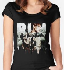 runner - newt Women's Fitted Scoop T-Shirt
