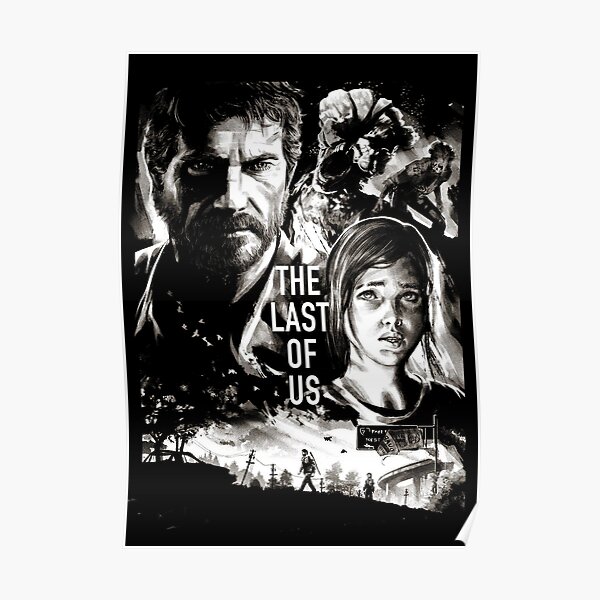 The Last of Us Joel y ellie Family Póster