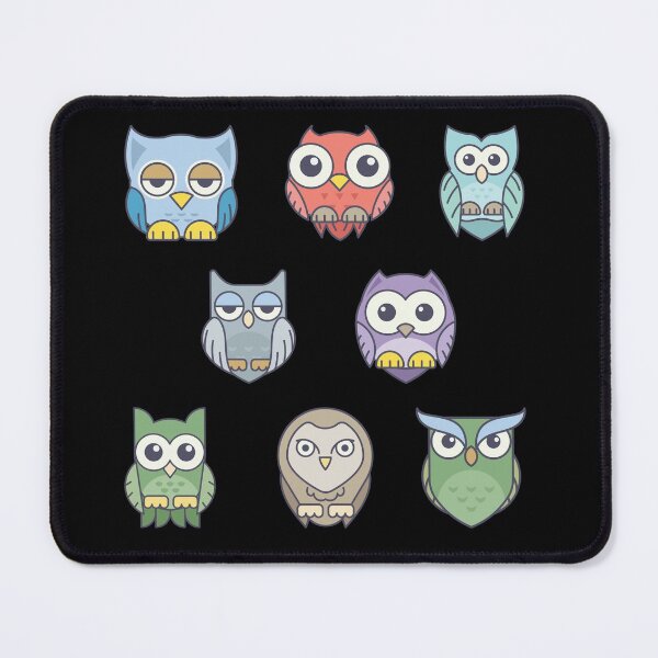 Item preview, beautiful owl stickers designed and sold by angelusdark.