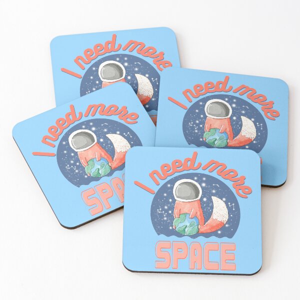 Item preview, I need more space - Astronaut Fox in the space designed and sold by SD-illustration.