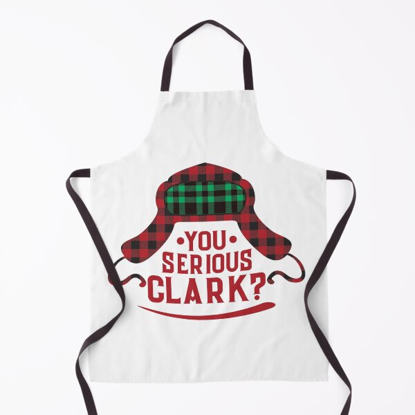 Item preview, You Serious Clark? Christmas plaid quote designed and sold by Dolphin Graphic.
