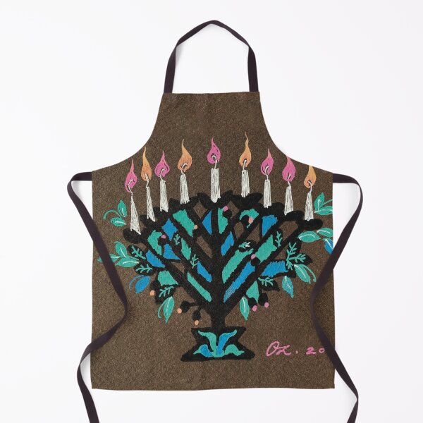 Item preview, Hanukkiah Tree with Berries designed and sold by Olga Zamlinsky.