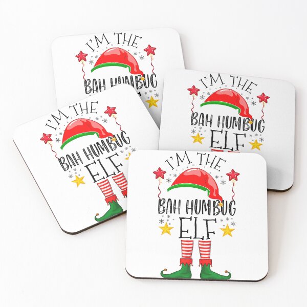 Item preview, I'm the bah humbug elf - Bah Hum Bug Christmas Humbug Christmas Carols Gift - elf shoes and colorful christmas elements Illustrations designed and sold by Creativy.