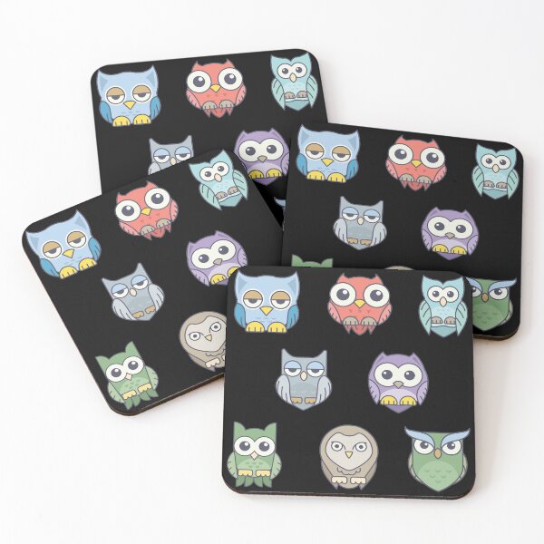 Item preview, beautiful owl stickers designed and sold by angelusdark.