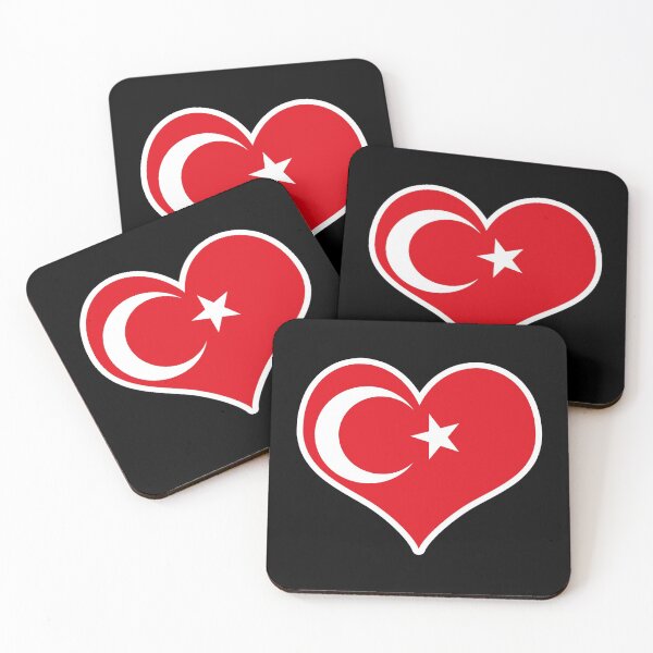 Item preview, Turkey Flag Heart designed and sold by PKHalford.