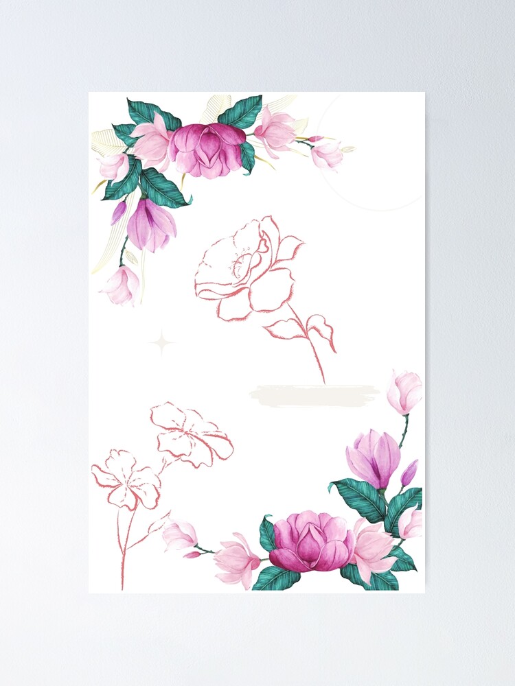 " good taste for flowers" Poster for Sale by Danilo51 Redbubble