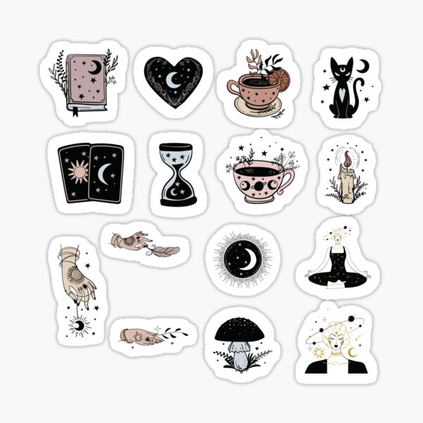 "Wicca Stickers" Sticker for Sale by templeofshiva83 Redbubble