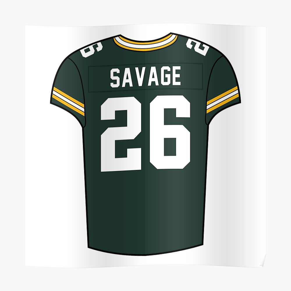 Darnell Savage Home Jersey Poster for Sale by designsheaven