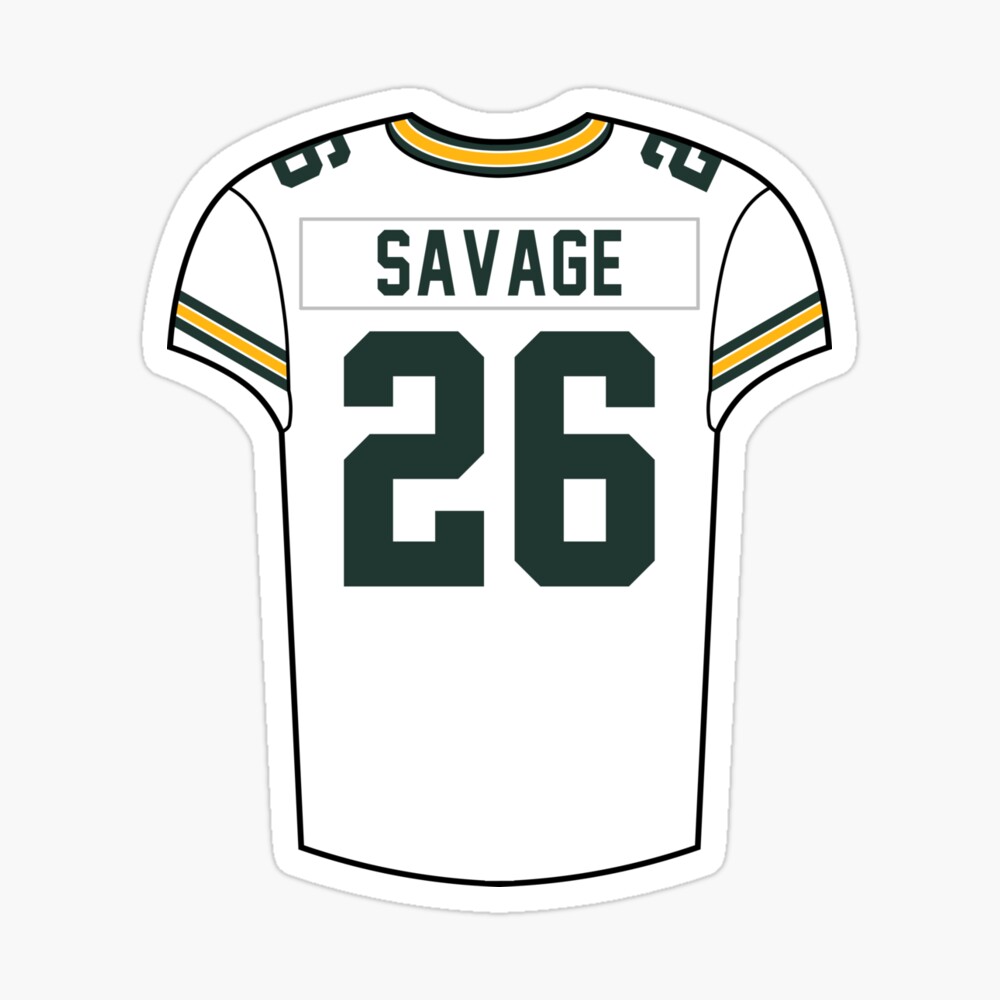 Darnell Savage Away Jersey Sticker for Sale by designsheaven