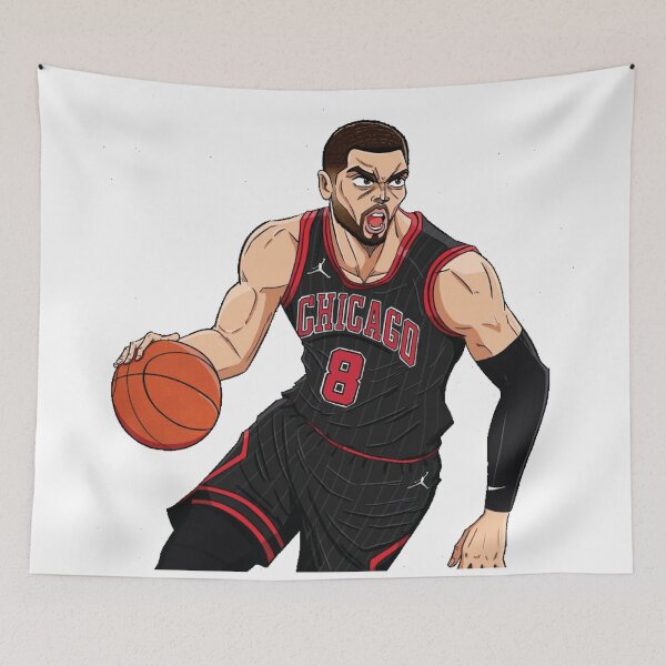 Item preview, Zach Lavine | NBA Anime Basketball Chicago designed and sold by 3005Garments.