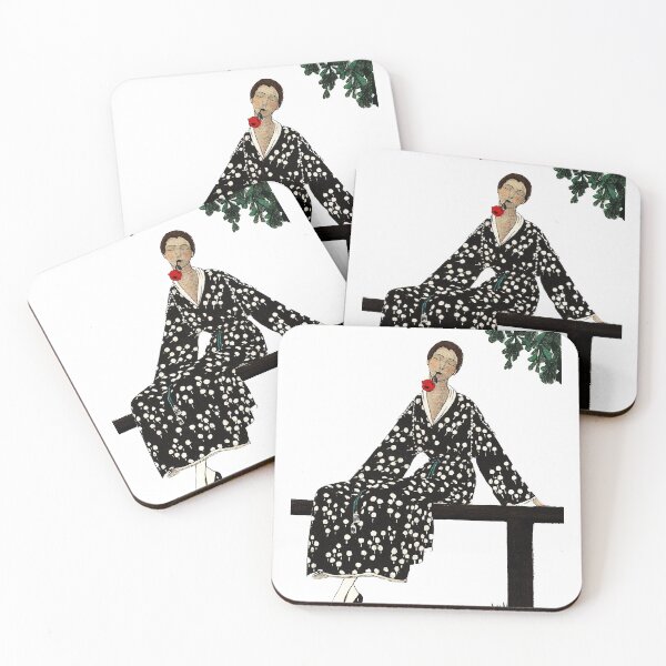 Item preview, Lady on Bench with Rose designed and sold by mrtom414.