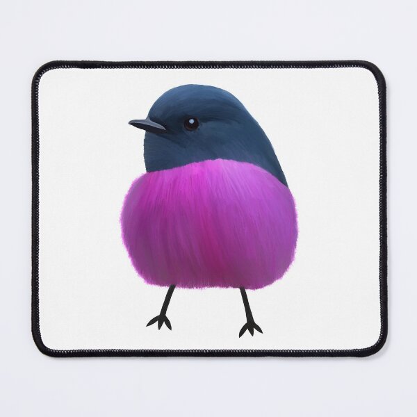 Item preview, Australian Pink Robin on White designed and sold by Digitaldingo.