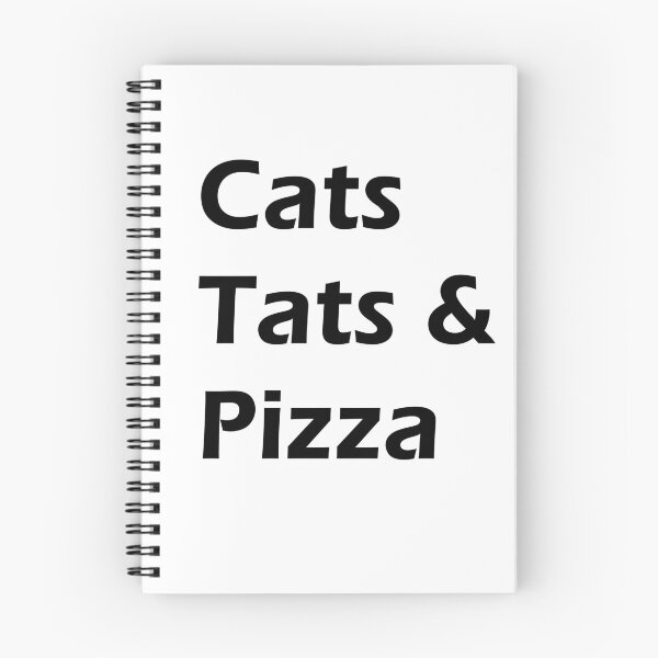 Artikelvorschau, Katzen, Tats & Pizza entworfen und verkauft von Aknotts.