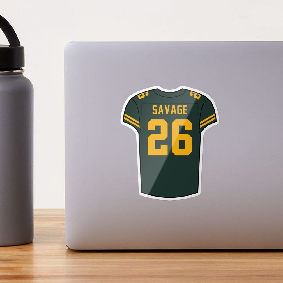 Darnell Savage Away Jersey Sticker for Sale by designsheaven