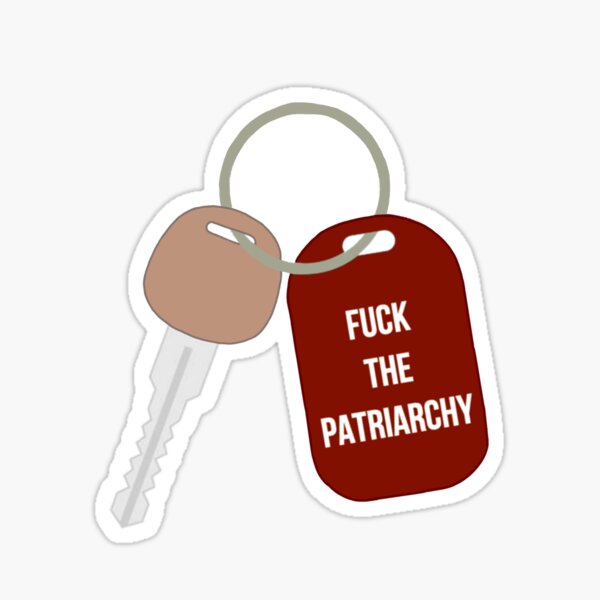 Scheiß auf den Schlüsselbund des Patriarchats Sticker