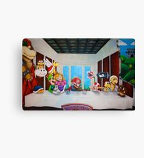 Mario the Last Supper Canvas Print