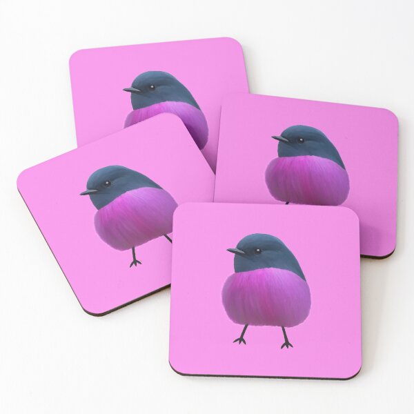 Item preview, Australian Pink Robin on Pink designed and sold by Digitaldingo.