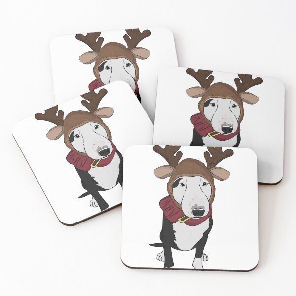 Item preview, Festive Bull Terrier  designed and sold by rmcbuckeye.