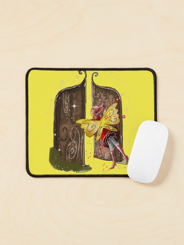 Thumbnail 1 of 5, Mouse Pad, Gelsey the Gate Fairy™ designed and sold by TeelieTurner.
