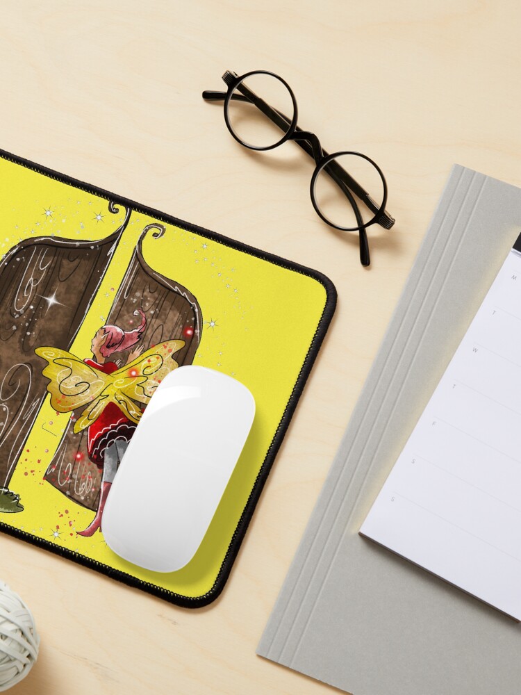 Thumbnail 3 of 5, Mouse Pad, Gelsey the Gate Fairy™ designed and sold by TeelieTurner.