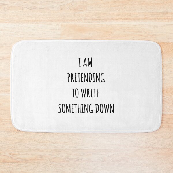 Item preview, i am pretending to write something down designed and sold by Made-By-Art.