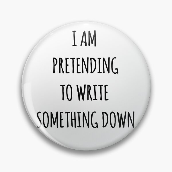 Item preview, i am pretending to write something down designed and sold by Made-By-Art.