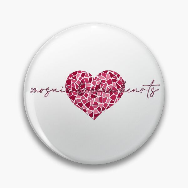 Item preview, mosaic broken hearts designed and sold by marissaearl.