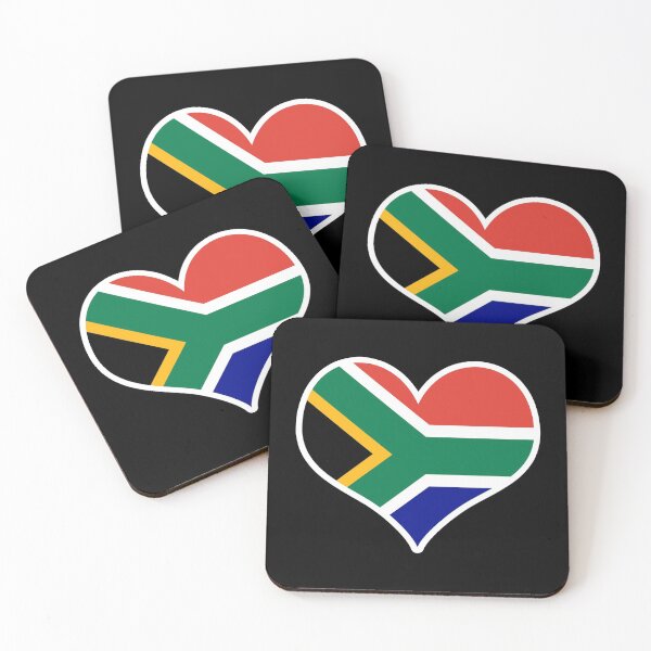 Item preview, South Africa Flag Heart designed and sold by PKHalford.