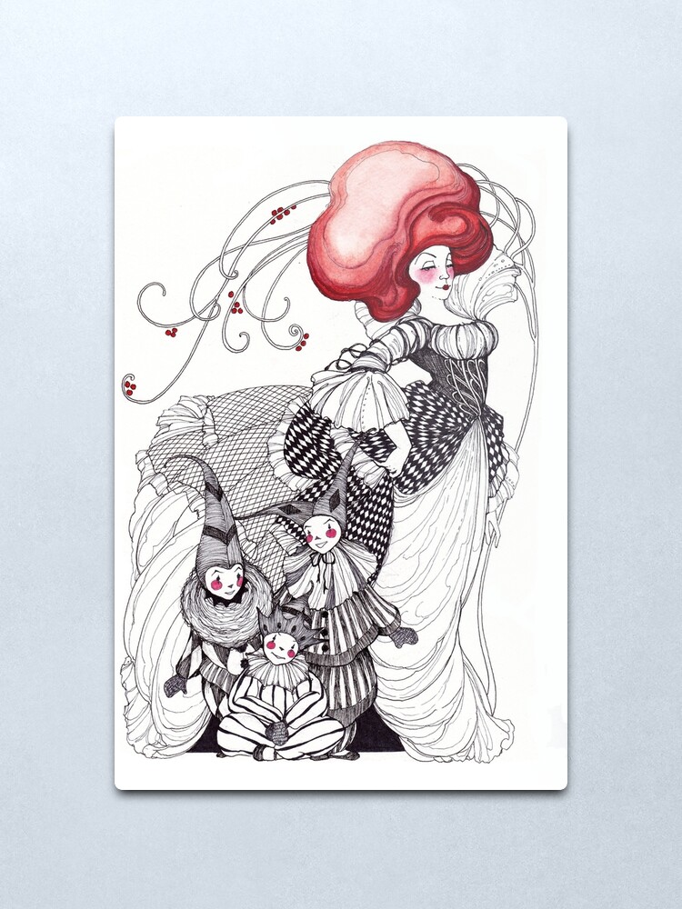 Alternate view of Mother Ginger and her Pulchinelles Metal Print