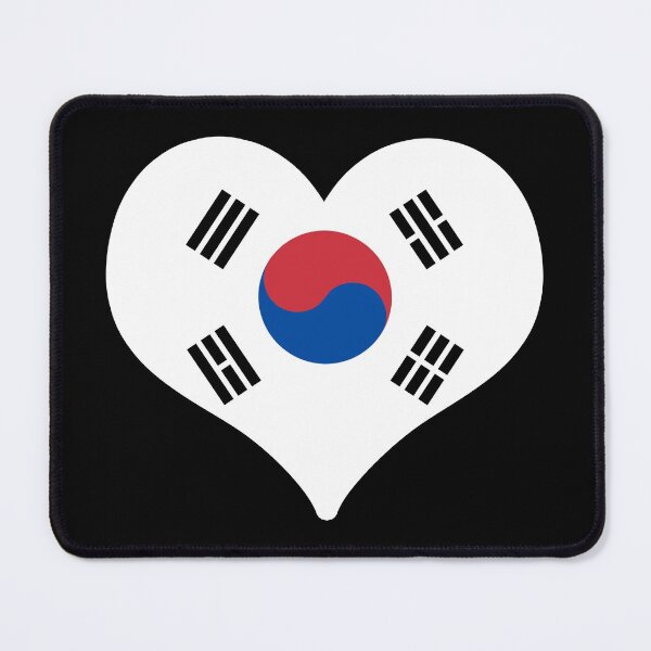 Item preview, South Korea Flag Heart designed and sold by PKHalford.