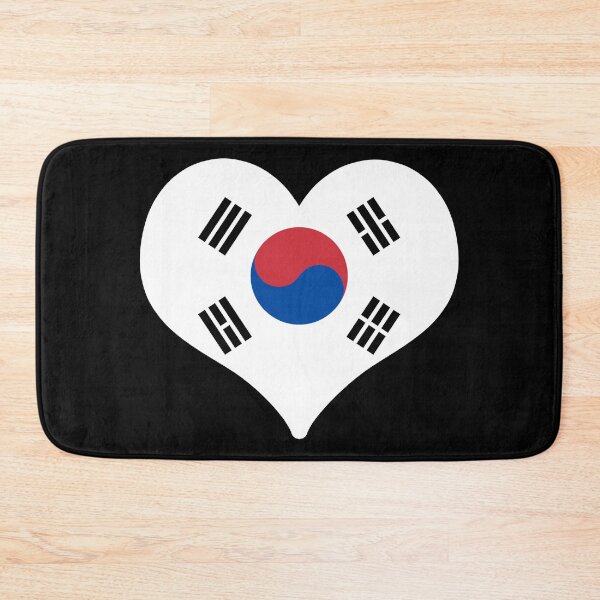 Item preview, South Korea Flag Heart designed and sold by PKHalford.