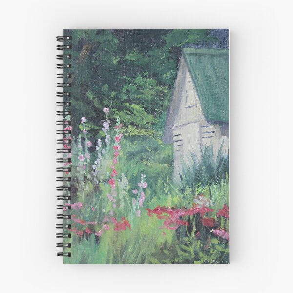 Item preview, Hollyhocks at Meadowbrook Park designed and sold by GoldsmithGifts.