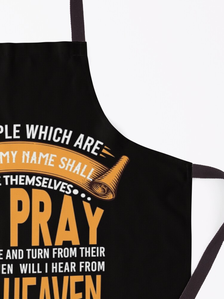 Alternate view of Bible Verse Apron