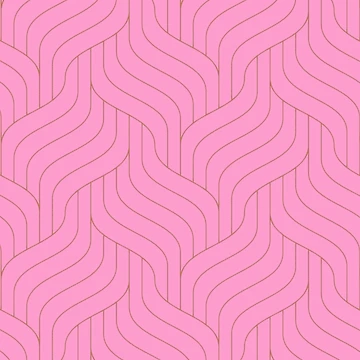 Artwork thumbnail, Pink Cable Knit Pattern- Pattern by Lisa Thomas