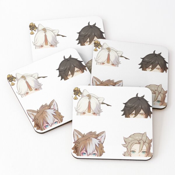 Item preview, Geo Genshin peekers designed and sold by -Azuki-.