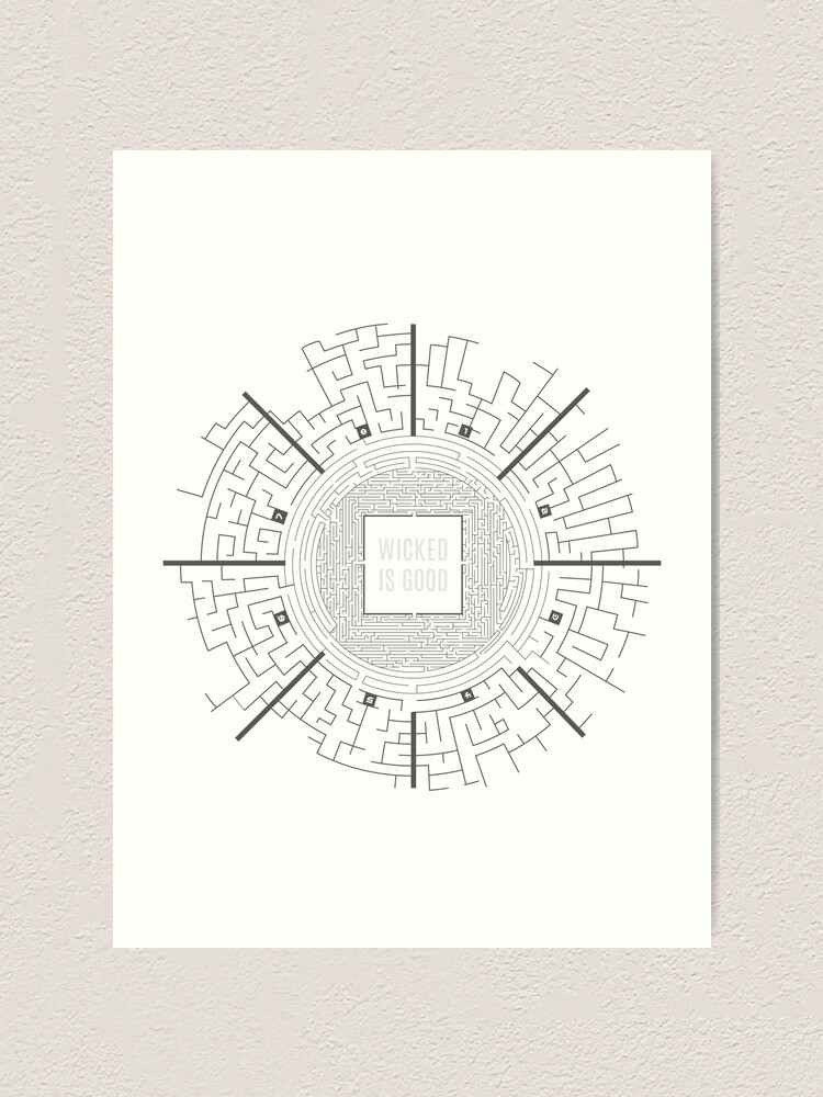 "The Maze Runner Layout" Art Print for Sale by MCallaghan42 Redbubble