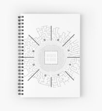 The Maze Runner Layout Spiral Notebook