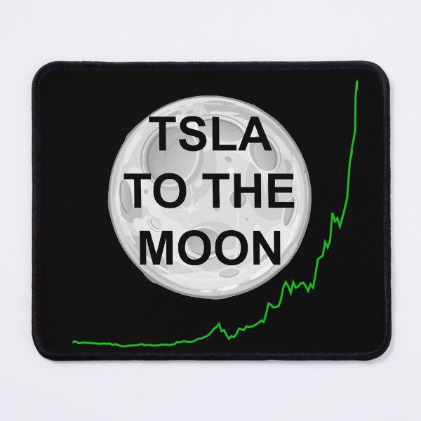 Item preview, TSLA to the Moon designed and sold by LightningJelly.