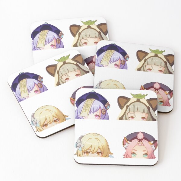Item preview, Mini Genshin peekers designed and sold by -Azuki-.