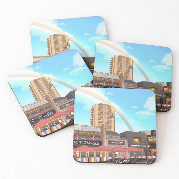 Item preview, Toronto City Poster | Church-Wellesley Village | Sambucas | Toronto Skyline | Travel Poster | Wall Art | Illustration | designed and sold by SmashingInkster.