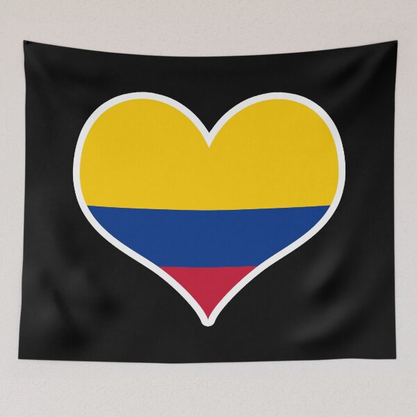 Item preview, Colombia Flag Heart designed and sold by PKHalford.