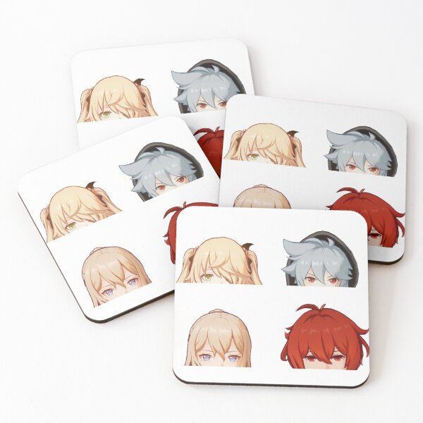 Item preview, Mondstadt Character Peekers Genshin designed and sold by -Azuki-.