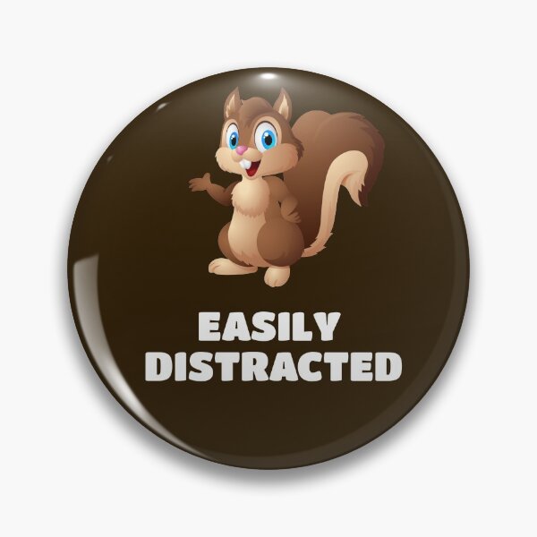 Item preview, easily distracted designed and sold by Texty-Tshirts.