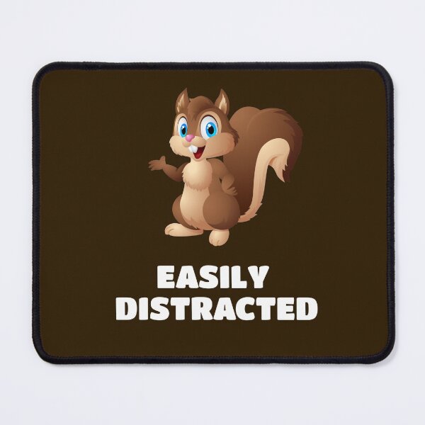 Item preview, easily distracted designed and sold by Texty-Tshirts.